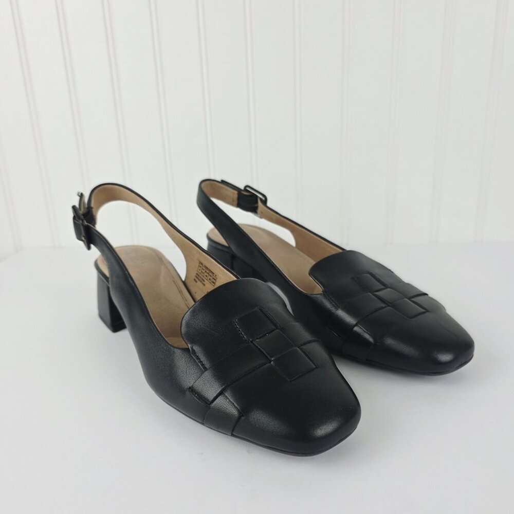 ROCKPORT Leather Women Slingback Flats Size 9 - Picture 10 of 14